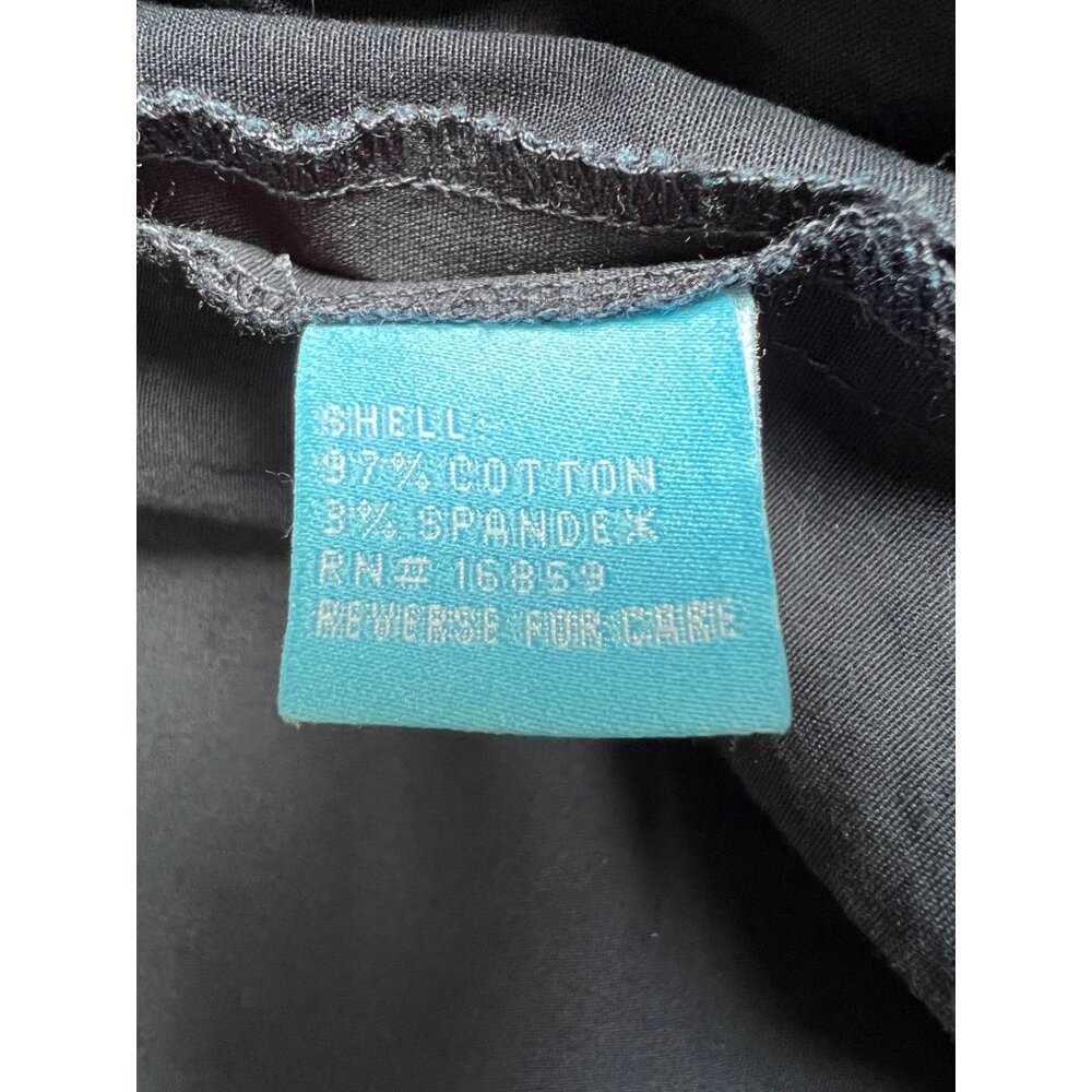 J.McLaughlin Sleeveless Ruffle Neck Dress Womens 4 Dark Navy Side Zip Belt - Picture 4 of 12